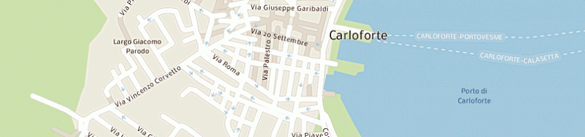 Mappa della impresa aeffe elettronica di aste francesco a CARLOFORTE