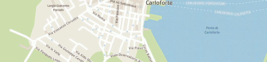 Mappa della impresa melis federica a CARLOFORTE
