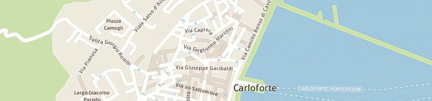 Mappa della impresa capitaneria di porto a CARLOFORTE