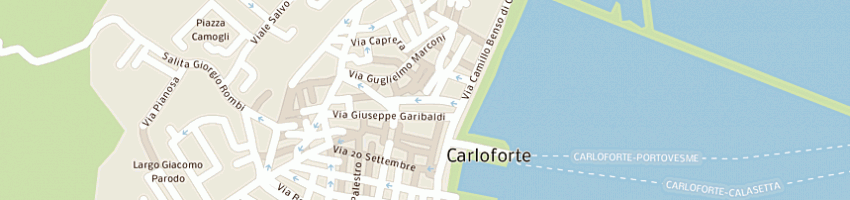 Mappa della impresa segreteria territoriale cisl pensionati a CARLOFORTE