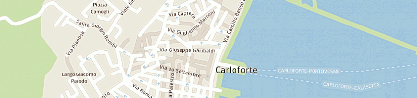 Mappa della impresa loddo marina a CARLOFORTE