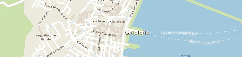 Mappa della impresa immobiliarombi sas a CARLOFORTE
