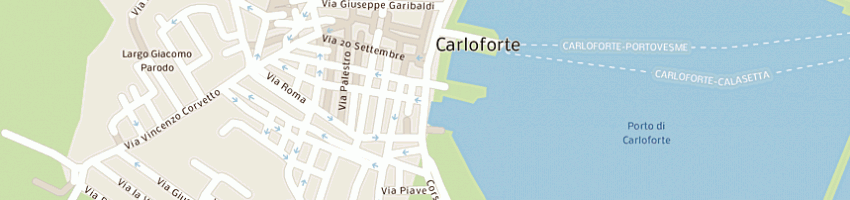 Mappa della impresa maggiolo fausto di marongiu nicoletta e c sas a CARLOFORTE