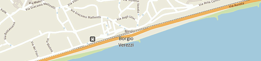 Mappa della impresa azienda di promozione turistica riviera delle palme a BORGIO VEREZZI
