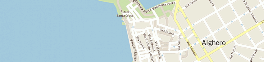 Mappa della impresa crossroad snc di dore antonio a SASSARI