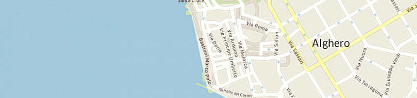 Mappa della impresa mulas marcello giuseppe a SASSARI