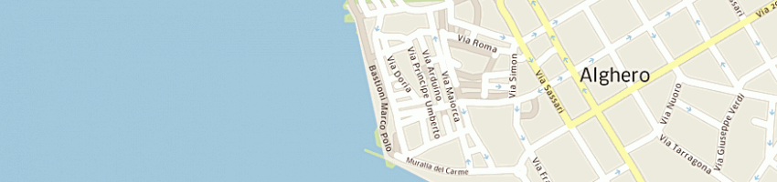 Mappa della impresa solinas mario a SASSARI