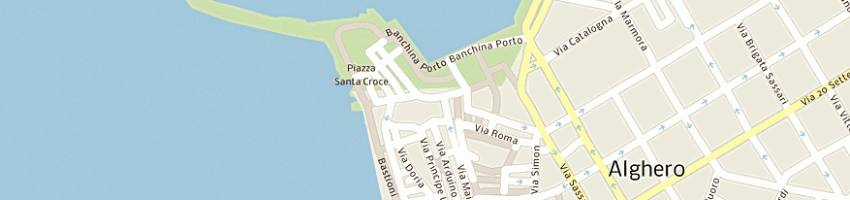 Mappa della impresa salvatore sandra a ALGHERO