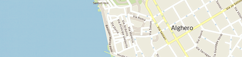 Mappa della impresa archivio storico diocesano a ALGHERO
