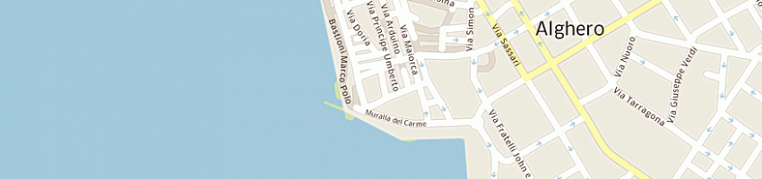 Mappa della impresa borgo antico di bassu e piras snc a ALGHERO