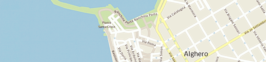Mappa della impresa 3 p di pintus paola e c snc a ALGHERO