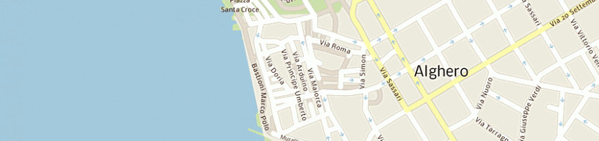 Mappa della impresa calciati giovanni battista a ALGHERO