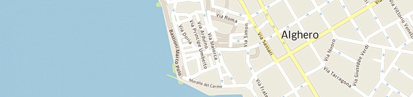 Mappa della impresa piras marcello a ALGHERO