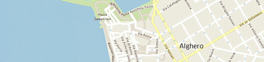 Mappa della impresa cheyenne srl a SASSARI