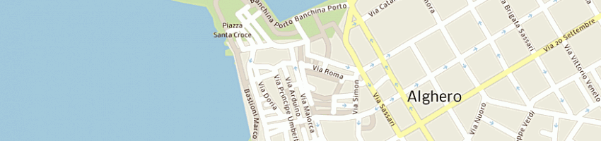 Mappa della impresa alter ego di facci davide a SASSARI