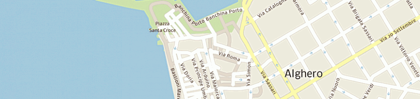Mappa della impresa danae di alessia sanna e giancarla pais snc a SASSARI