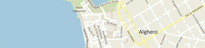 Mappa della impresa andolfi r e c sas a SASSARI