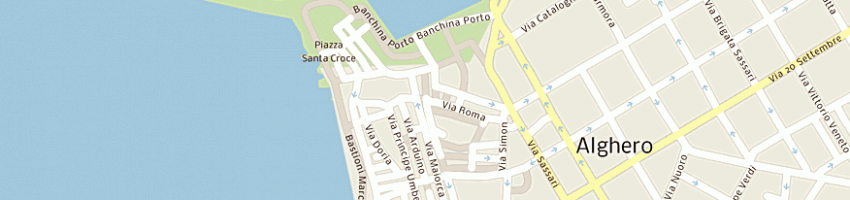 Mappa della impresa calzedonia spa a ALGHERO