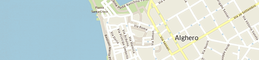 Mappa della impresa sarrica antonino a ALGHERO