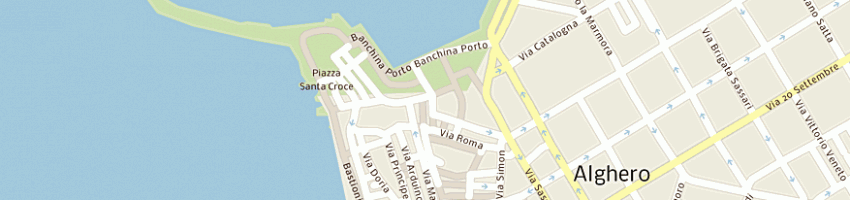 Mappa della impresa di napoli marta a ALGHERO