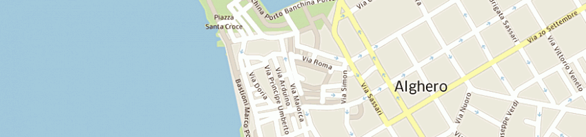 Mappa della impresa dibi snc di deliperi angelo e c a SASSARI