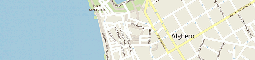 Mappa della impresa sea di pistidda daniele pietro e c snc a SASSARI