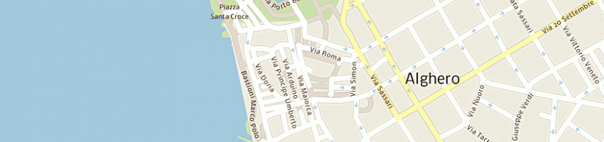 Mappa della impresa ferraro pasquale a ALGHERO