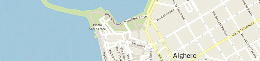 Mappa della impresa di francesco celestina a ALGHERO