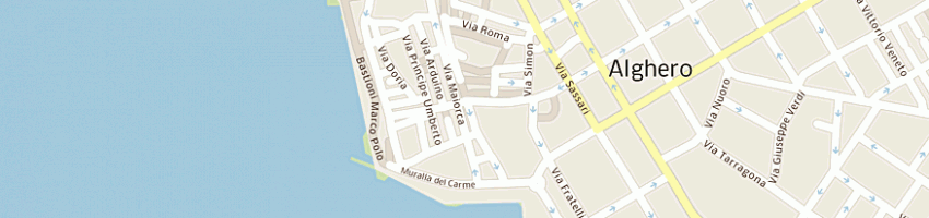 Mappa della impresa fenu roberto a ALGHERO