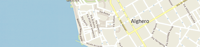 Mappa della impresa torre pietro a ALGHERO