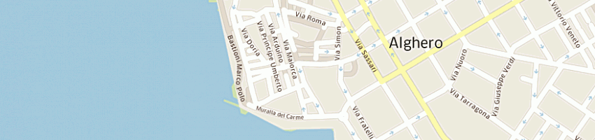 Mappa della impresa cieffe gioielli snc di caddone francesca e c a ALGHERO