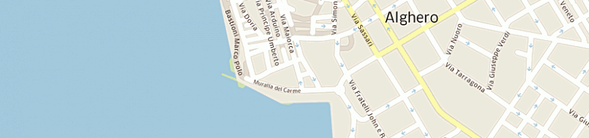 Mappa della impresa l'altra isola a ALGHERO