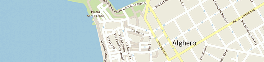Mappa della impresa marogna antonio e figli snc di marogna antonio e c a ALGHERO