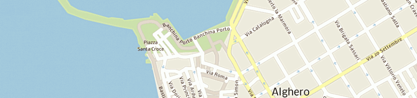 Mappa della impresa ottica monferrina sas di cavallero emanuele e c a ALGHERO
