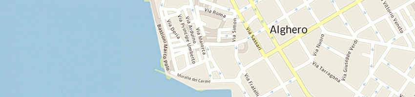 Mappa della impresa alta tensione sardegna a ALGHERO