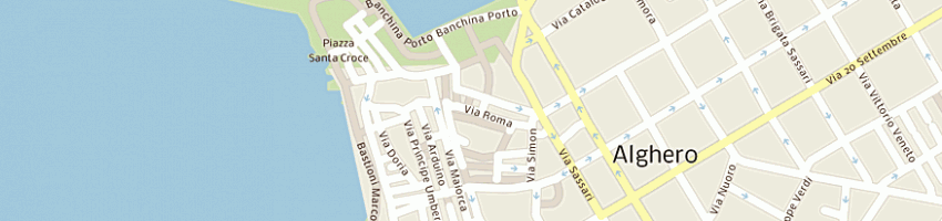 Mappa della impresa lucchi clemente nicolo' a SASSARI