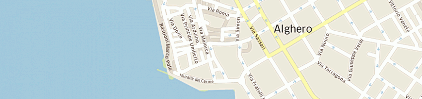 Mappa della impresa studio giaccardi e associati a ALGHERO