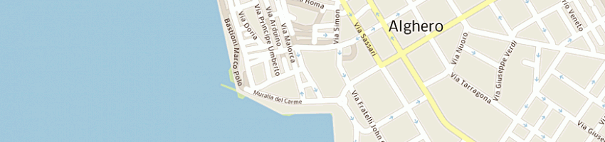Mappa della impresa flli marras sas di antoniopasquale e filippo marras a ALGHERO
