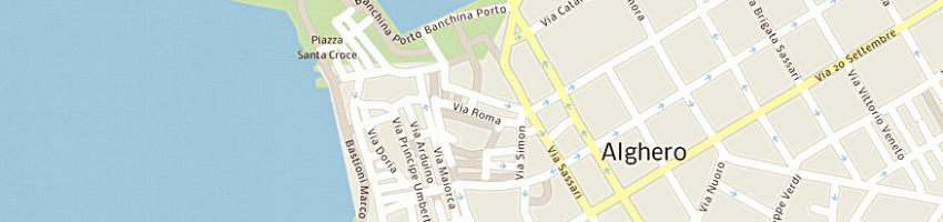 Mappa della impresa monna lisa srl a ALGHERO