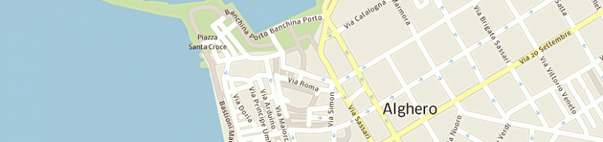 Mappa della impresa cano bruna maria a ALGHERO