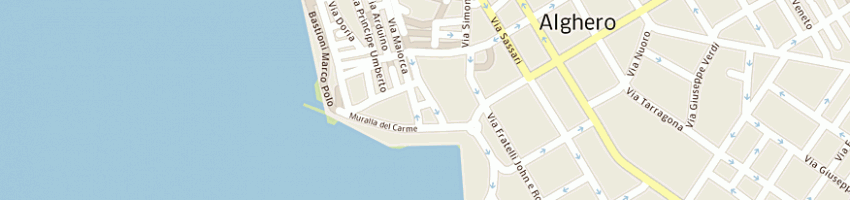 Mappa della impresa nonis vittorio a ALGHERO