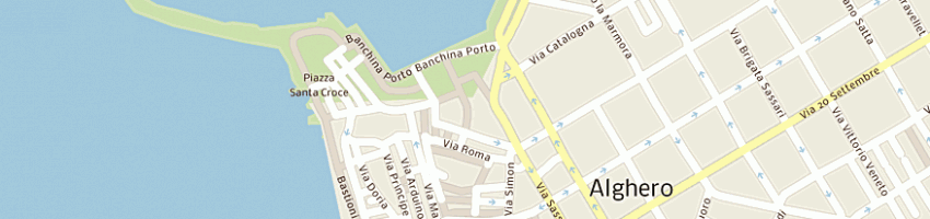 Mappa della impresa atelier orafo flli marogna srl a ALGHERO