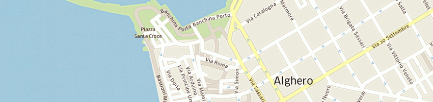 Mappa della impresa masia e manca a ALGHERO