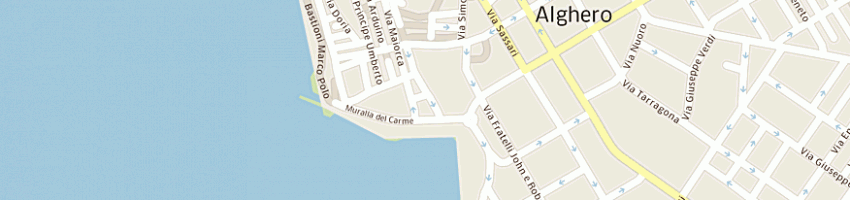 Mappa della impresa cartolibreria di altana e udanch (snc) a ALGHERO