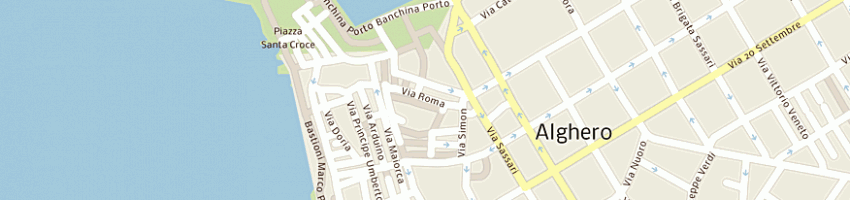 Mappa della impresa ueffe costruzioni srl a SASSARI