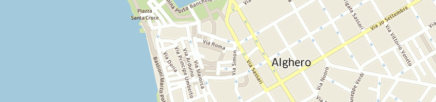 Mappa della impresa centro mediterraneo pintadera a ALGHERO