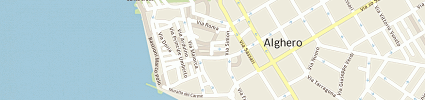 Mappa della impresa pais antonio a ALGHERO