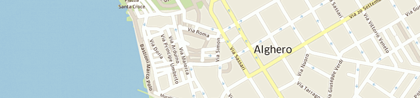Mappa della impresa pais antonello a ALGHERO