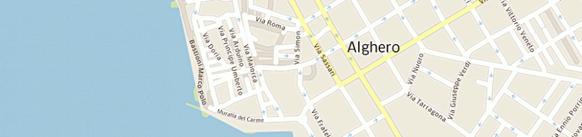 Mappa della impresa sider a ALGHERO