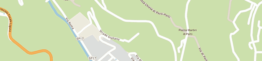 Mappa della impresa osteria con cucina antica a FINALE LIGURE